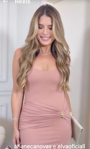 Vestido Laura Nude G Elva