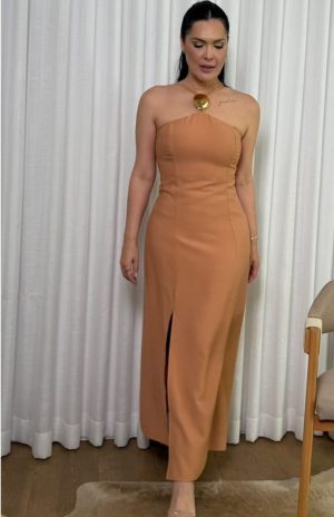 Vestido M Leandra Elva  Azul
