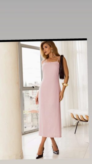 Vestido Mid Rosa P